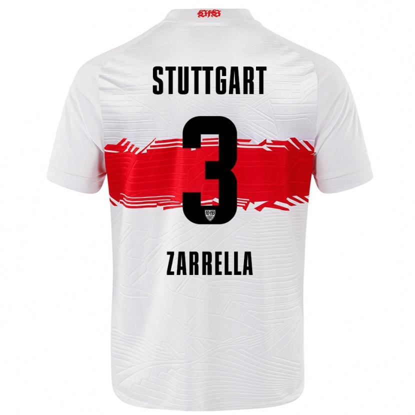 Danxen Herren Gabriel Zarrella #3 Weiß Rot Heimtrikot Trikot 2025/26 T-Shirt Schweiz