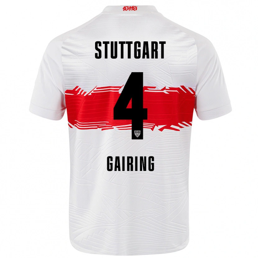 Danxen Herren Nadine Gairing #4 Weiß Rot Heimtrikot Trikot 2025/26 T-Shirt Schweiz