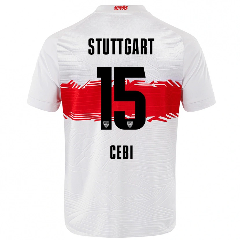 Danxen Herren Ata Cebi #15 Weiß Rot Heimtrikot Trikot 2025/26 T-Shirt Schweiz