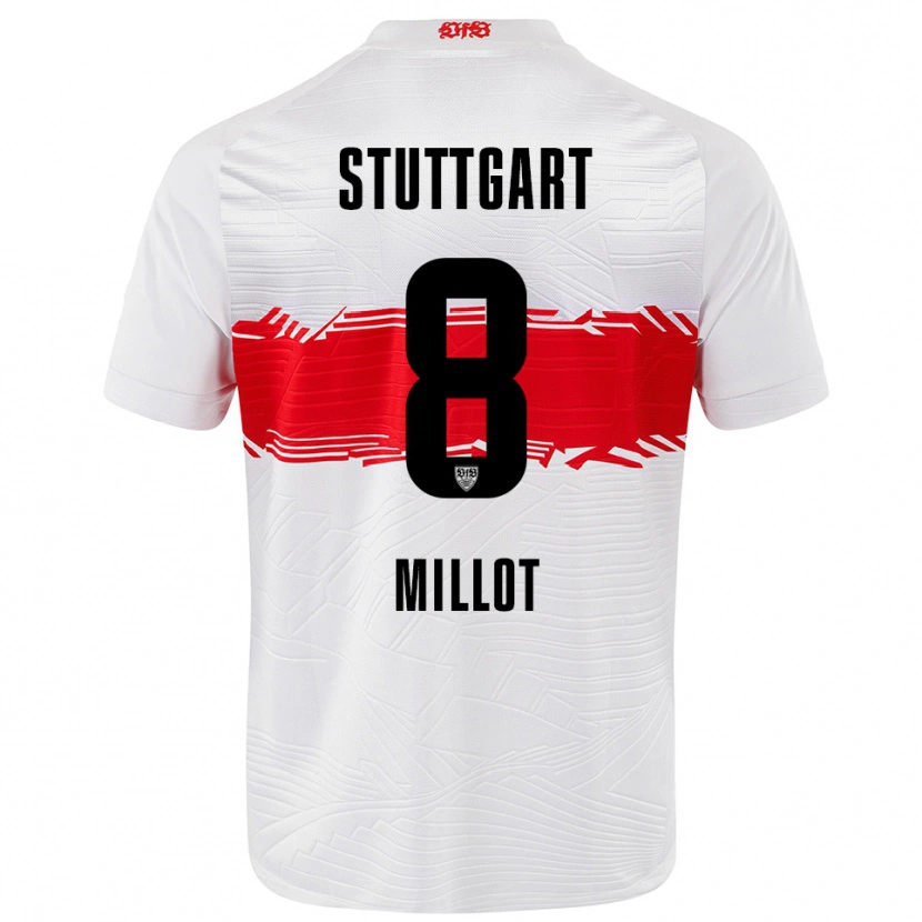Danxen Herren Enzo Millot #8 Weiß Rot Heimtrikot Trikot 2025/26 T-Shirt Schweiz
