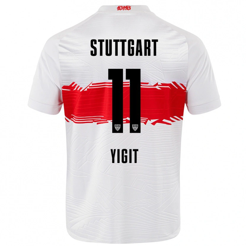 Danxen Herren Ertugrul Yigit #11 Weiß Rot Heimtrikot Trikot 2025/26 T-Shirt Schweiz