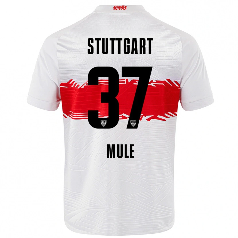 Danxen Herren Salvatore Mule #37 Weiß Rot Heimtrikot Trikot 2025/26 T-Shirt Schweiz
