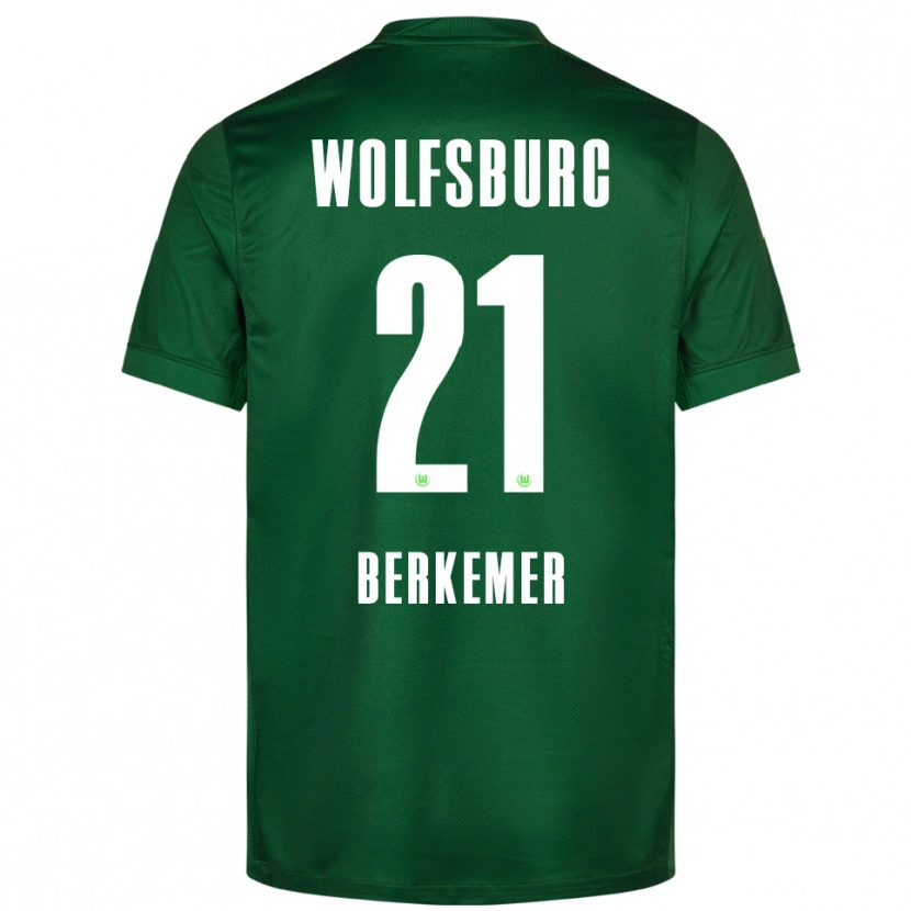 Danxen Herren Melvin Berkemer #21 Grün Weiß Heimtrikot Trikot 2025/26 T-Shirt Schweiz