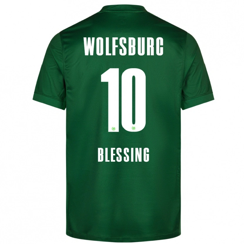 Danxen Herren Èlisée Blessing #10 Grün Weiß Heimtrikot Trikot 2025/26 T-Shirt Schweiz