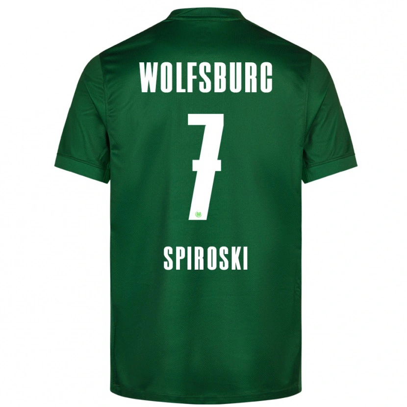 Danxen Herren Luka Spiroski #7 Grün Weiß Heimtrikot Trikot 2025/26 T-Shirt Schweiz