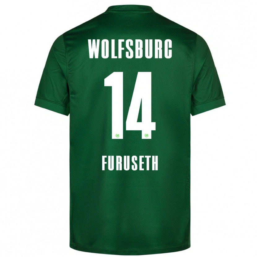 Danxen Herren Truls Furuseth #14 Grün Weiß Heimtrikot Trikot 2025/26 T-Shirt Schweiz