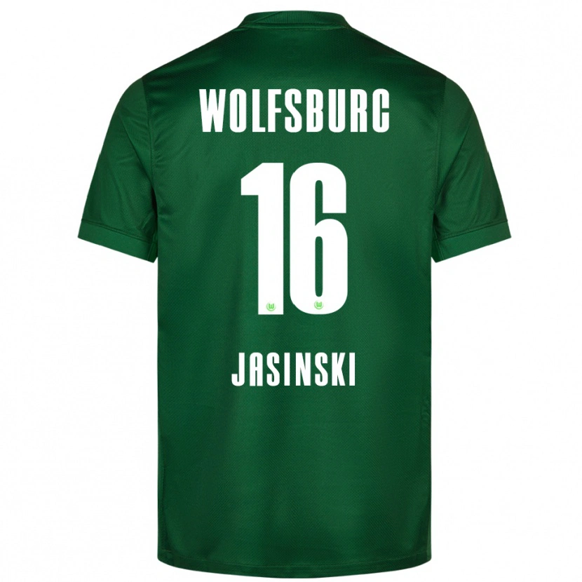 Danxen Herren Mateusz Jasinski #16 Grün Weiß Heimtrikot Trikot 2025/26 T-Shirt Schweiz
