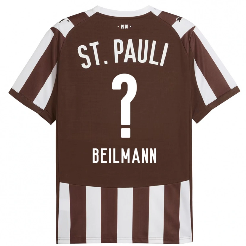 Danxen Herren Erwin Beilmann #0 Kaffee Weiß Heimtrikot Trikot 2025/26 T-Shirt Schweiz