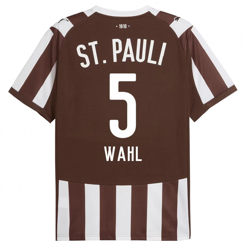 Danxen Herren Hauke Wahl #5 Kaffee Weiß Heimtrikot Trikot 2025/26 T-Shirt Schweiz