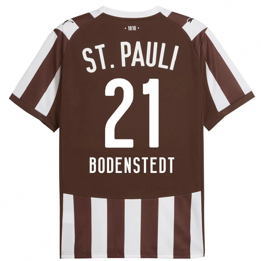 Danxen Herren Paula Bodenstedt #21 Kaffee Weiß Heimtrikot Trikot 2025/26 T-Shirt Schweiz