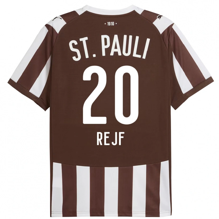 Danxen Herren Petr Rejf #20 Kaffee Weiß Heimtrikot Trikot 2025/26 T-Shirt Schweiz