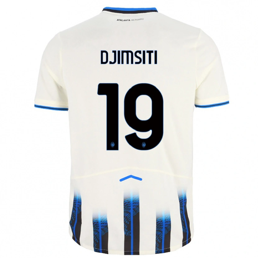 Danxen Herren Berat Djimsiti #19 Weiß Blau Auswärtstrikot Trikot 2025/26 T-Shirt Schweiz
