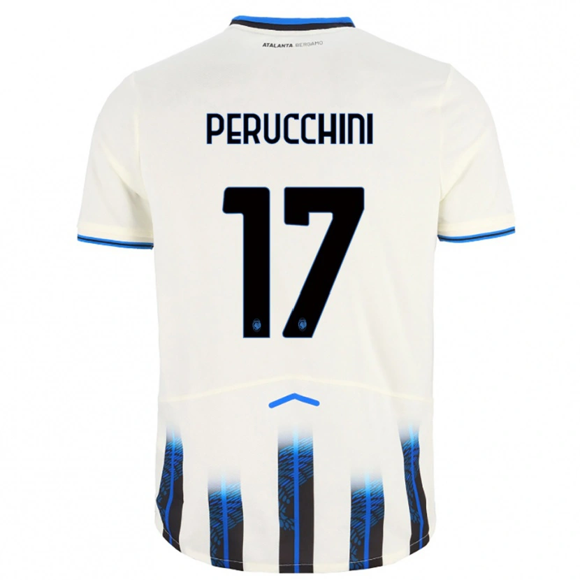 Danxen Herren Simone Perucchini #17 Weiß Blau Auswärtstrikot Trikot 2025/26 T-Shirt Schweiz