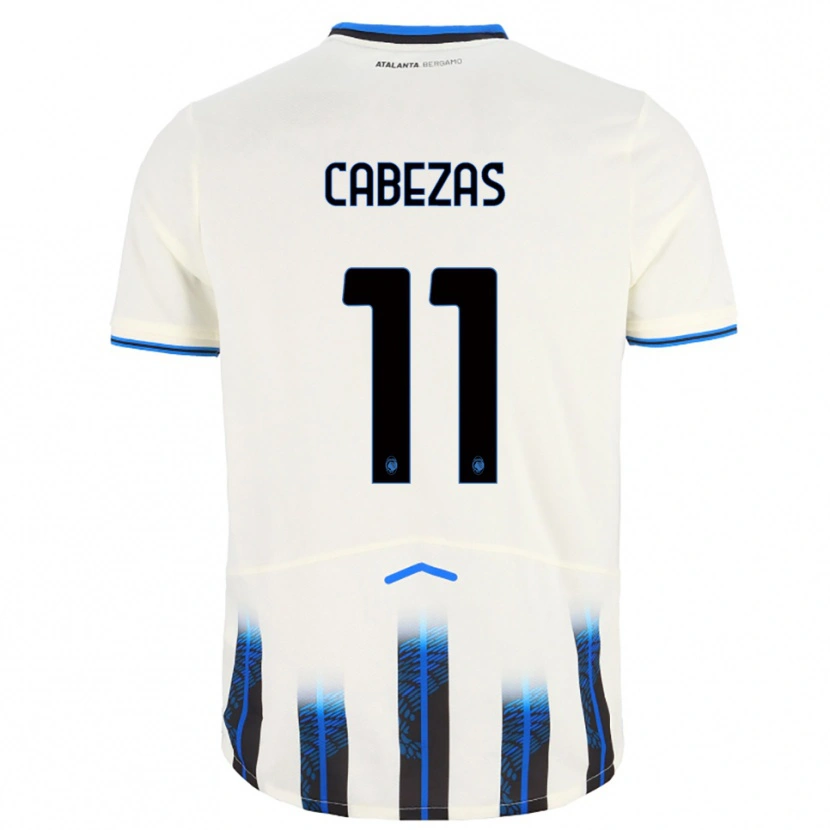 Danxen Herren Bryan Cabezas #11 Weiß Blau Auswärtstrikot Trikot 2025/26 T-Shirt Schweiz