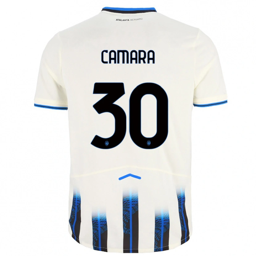 Danxen Herren Henry Camara #30 Weiß Blau Auswärtstrikot Trikot 2025/26 T-Shirt Schweiz