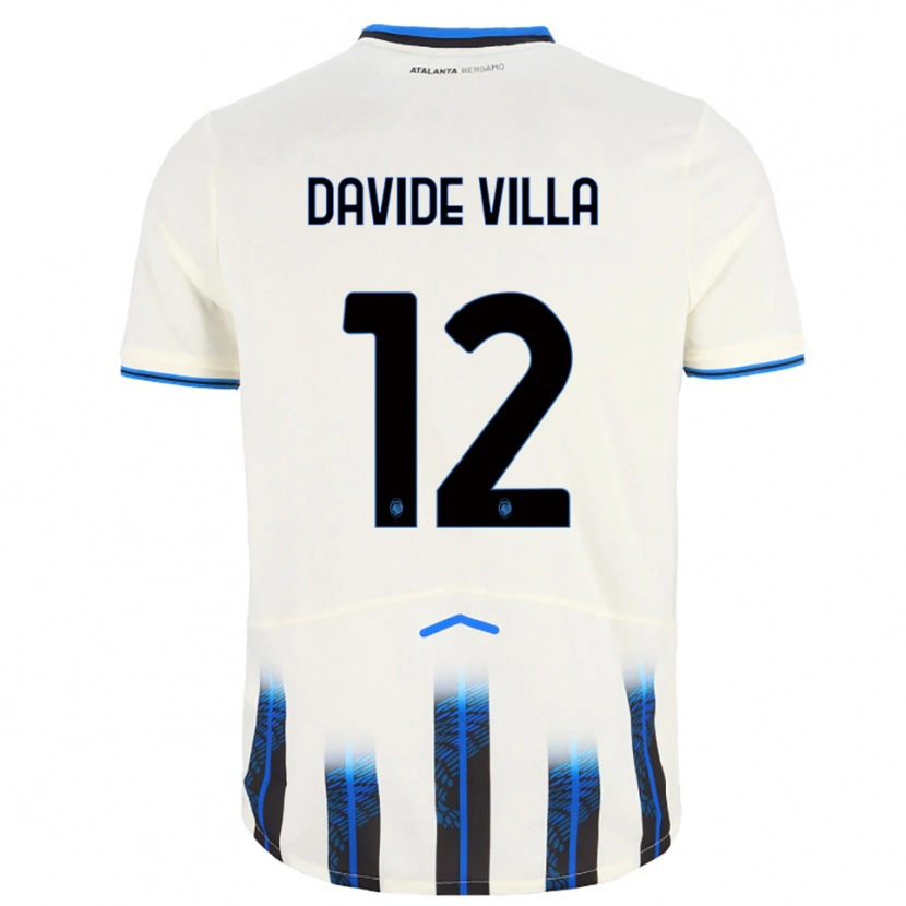Danxen Herren Matteo Davide Villa #12 Weiß Blau Auswärtstrikot Trikot 2025/26 T-Shirt Schweiz
