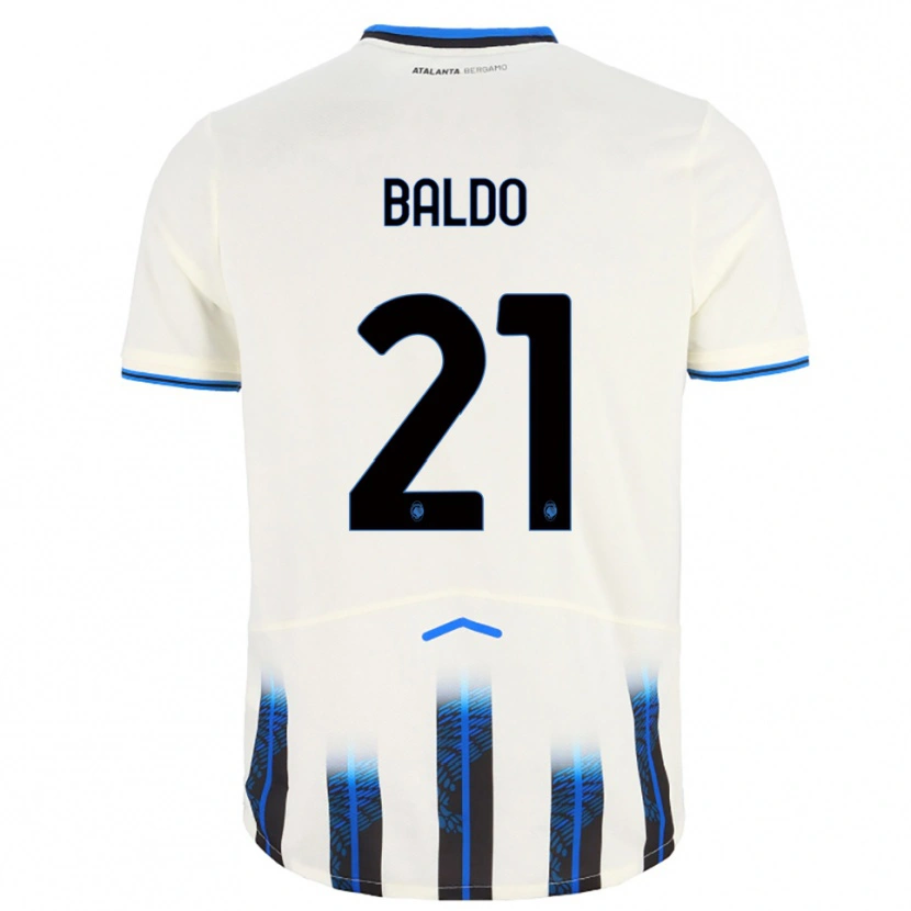 Danxen Herren Nicolò Baldo #21 Weiß Blau Auswärtstrikot Trikot 2025/26 T-Shirt Schweiz