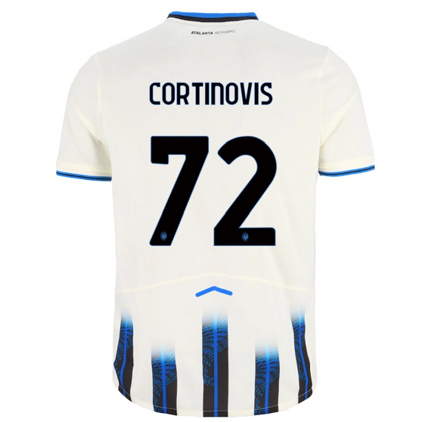 Danxen Herren Alessandro Cortinovis #72 Weiß Blau Auswärtstrikot Trikot 2025/26 T-Shirt Schweiz