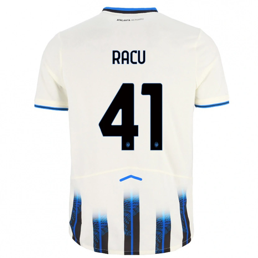 Danxen Herren Andrei Racu #41 Weiß Blau Auswärtstrikot Trikot 2025/26 T-Shirt Schweiz
