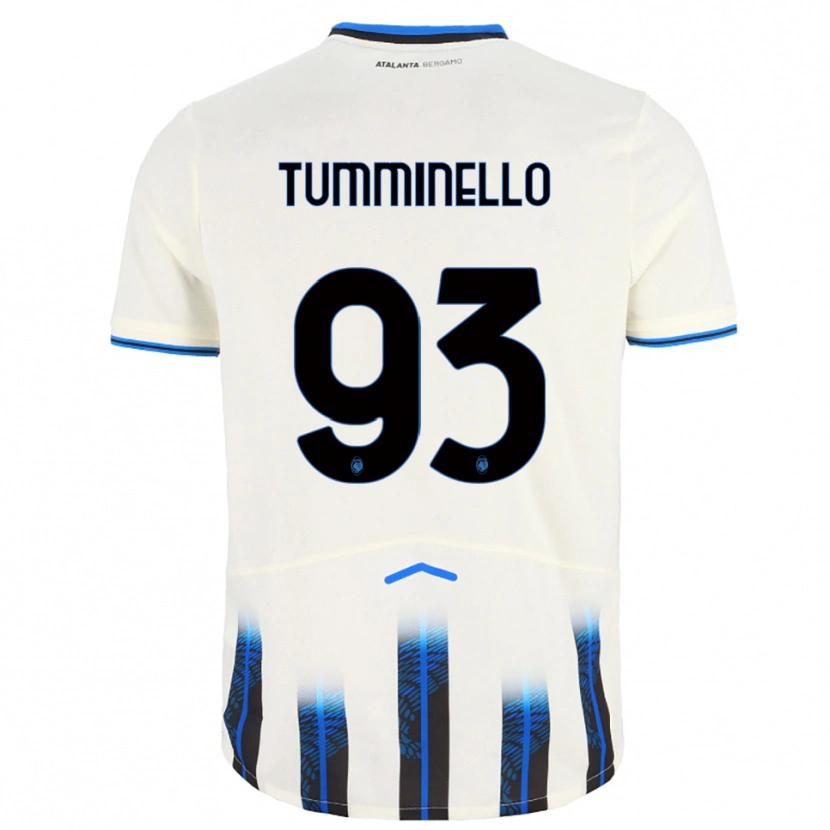 Danxen Herren Marco Tumminello #93 Weiß Blau Auswärtstrikot Trikot 2025/26 T-Shirt Schweiz