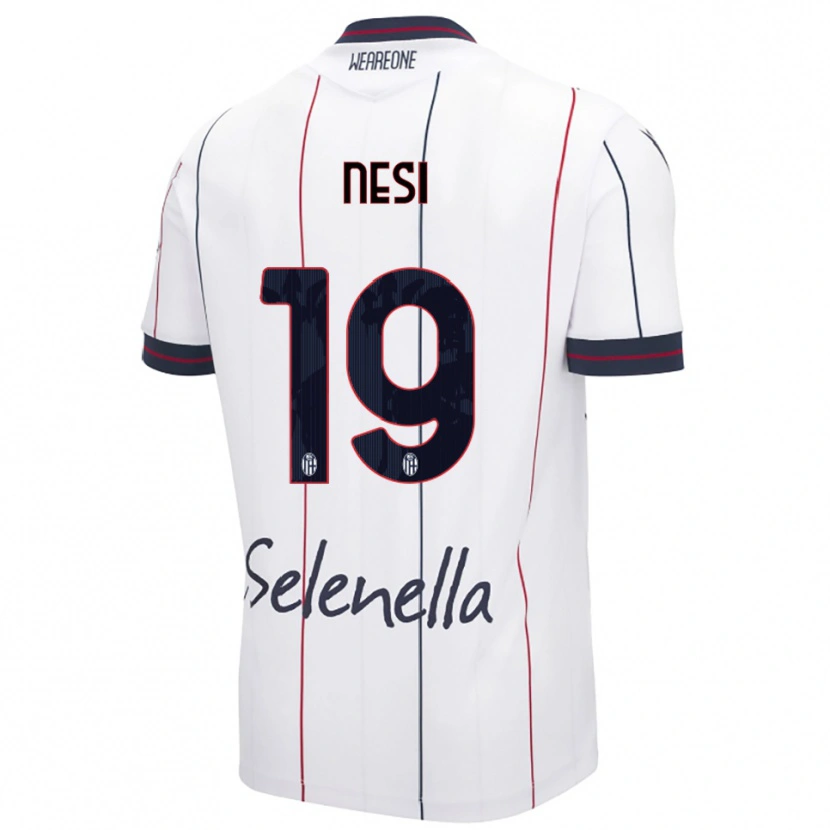 Danxen Herren Luca Nesi #19 Weiß Königsblau Auswärtstrikot Trikot 2025/26 T-Shirt Schweiz