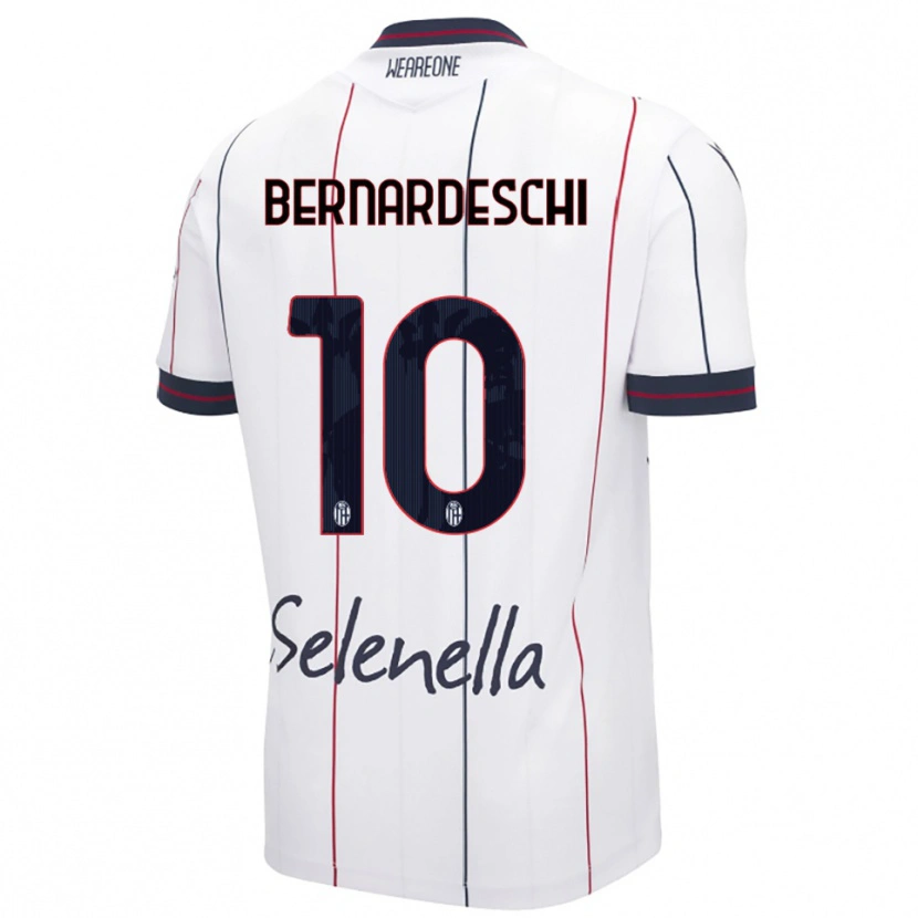 Danxen Herren Federico Bernardeschi #10 Weiß Königsblau Auswärtstrikot Trikot 2025/26 T-Shirt Schweiz