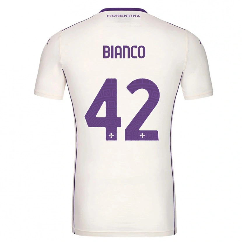 Danxen Herren Alessandro Bianco #42 Weiß Lila Rot Auswärtstrikot Trikot 2025/26 T-Shirt Schweiz