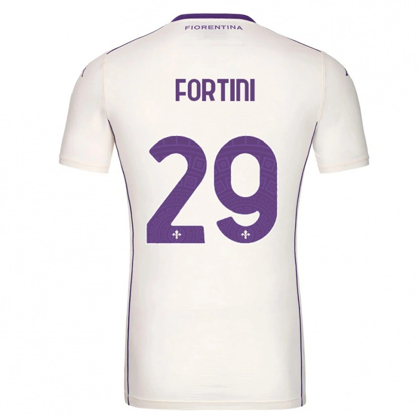 Danxen Herren Niccolò Fortini #29 Weiß Lila Rot Auswärtstrikot Trikot 2025/26 T-Shirt Schweiz