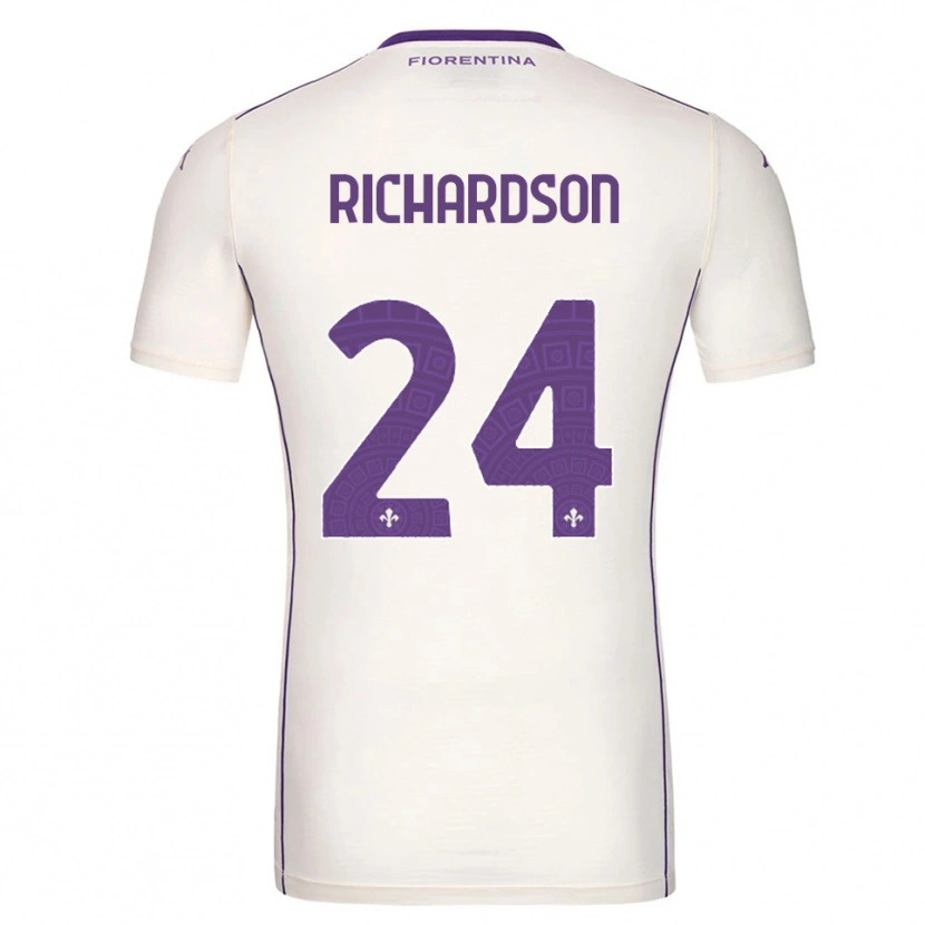 Danxen Herren Amir Richardson #24 Weiß Lila Rot Auswärtstrikot Trikot 2025/26 T-Shirt Schweiz