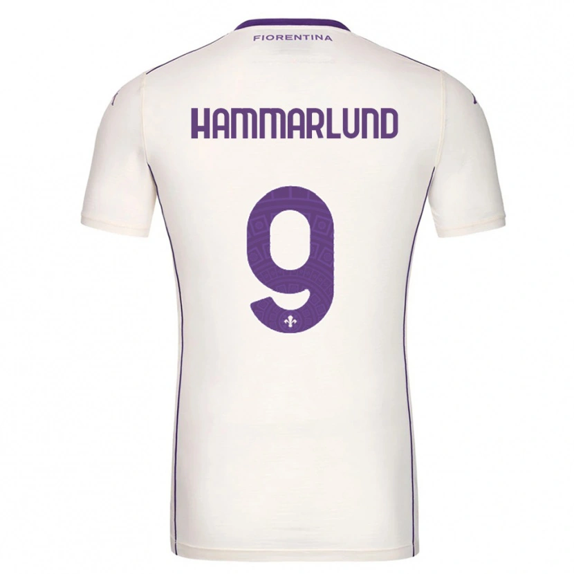 Danxen Herren Pauline Hammarlund #9 Weiß Lila Rot Auswärtstrikot Trikot 2025/26 T-Shirt Schweiz