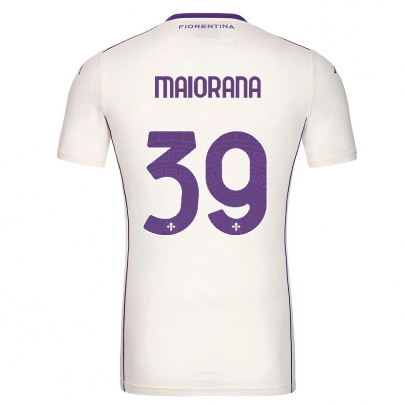 Danxen Herren Stefano Maiorana #39 Weiß Lila Rot Auswärtstrikot Trikot 2025/26 T-Shirt Schweiz
