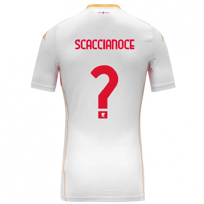 Danxen Herren Francesco Scaccianoce #0 Weiß Rot Auswärtstrikot Trikot 2025/26 T-Shirt Schweiz