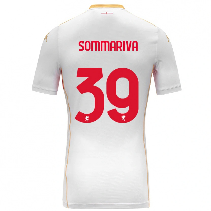 Danxen Herren Daniele Sommariva #39 Weiß Rot Auswärtstrikot Trikot 2025/26 T-Shirt Schweiz