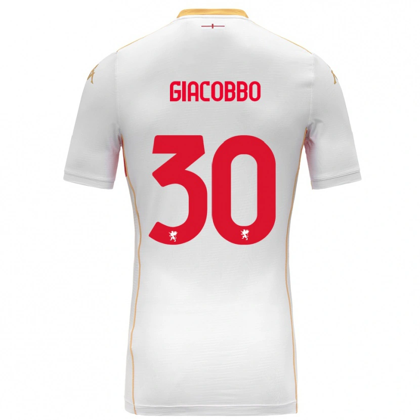 Danxen Herren Giulia Giacobbo #30 Weiß Rot Auswärtstrikot Trikot 2025/26 T-Shirt Schweiz