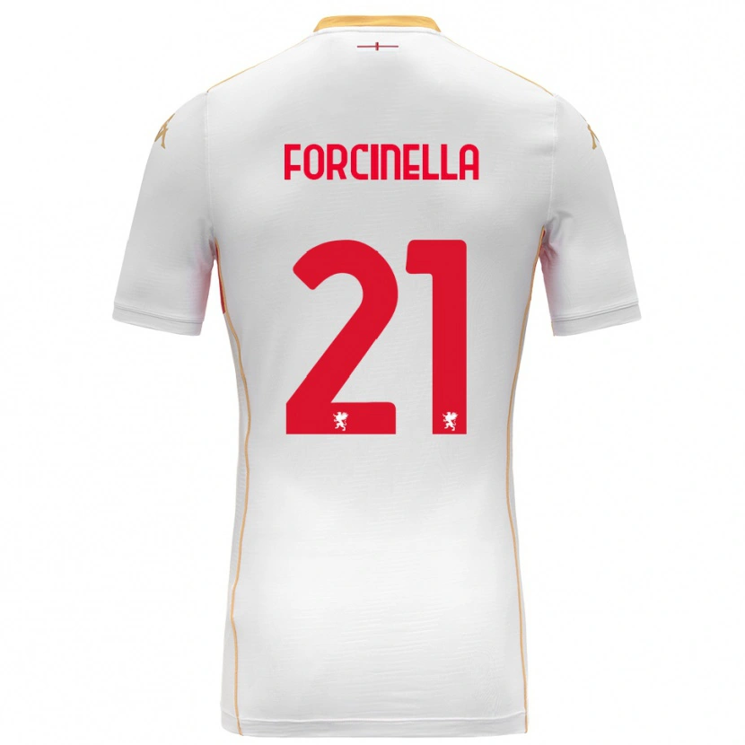 Danxen Herren Camilla Forcinella #21 Weiß Rot Auswärtstrikot Trikot 2025/26 T-Shirt Schweiz