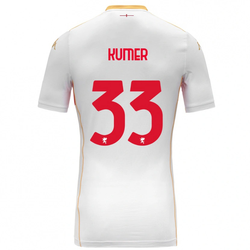 Danxen Herren Alin Kumer Celik #33 Weiß Rot Auswärtstrikot Trikot 2025/26 T-Shirt Schweiz