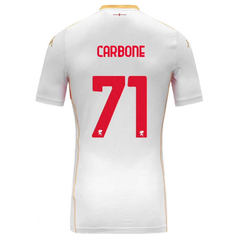 Danxen Herren Filippo Carbone #71 Weiß Rot Auswärtstrikot Trikot 2025/26 T-Shirt Schweiz