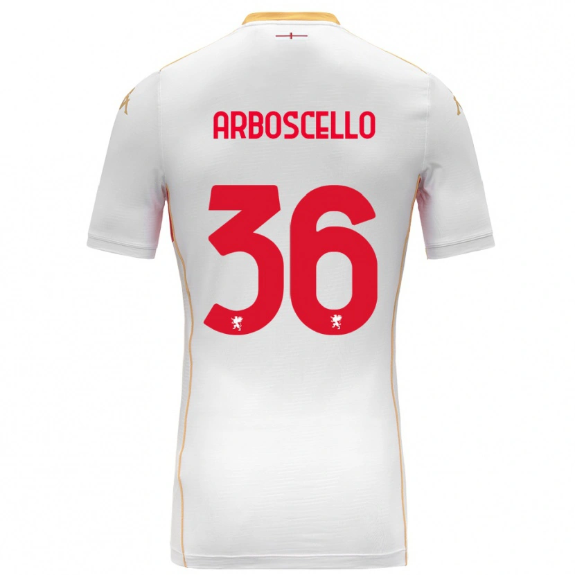 Danxen Herren Riccardo Arboscello #36 Weiß Rot Auswärtstrikot Trikot 2025/26 T-Shirt Schweiz
