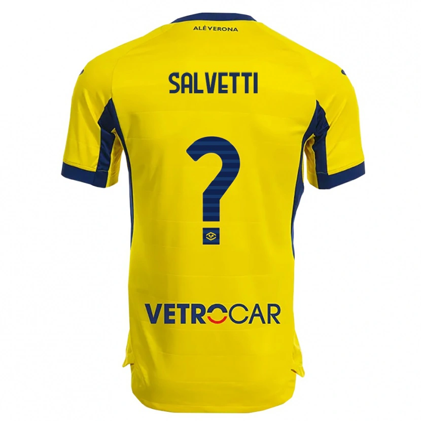 Danxen Herren Gabriel Salvetti #0 Gelb Marineblau Auswärtstrikot Trikot 2025/26 T-Shirt Schweiz