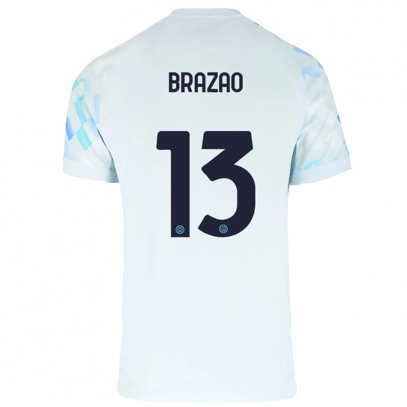 Danxen Herren Gabriel Brazao #13 Weiß Blau Auswärtstrikot Trikot 2025/26 T-Shirt Schweiz