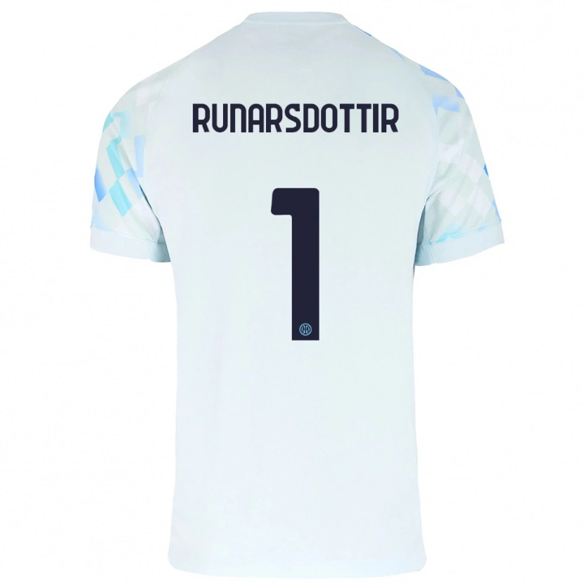 Danxen Herren Cecilía Rán Rúnarsdóttir #1 Weiß Blau Auswärtstrikot Trikot 2025/26 T-Shirt Schweiz