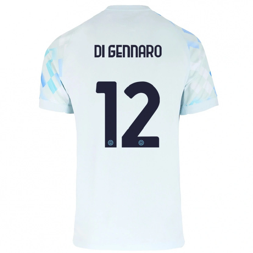 Danxen Herren Raffaele Di Gennaro #12 Weiß Blau Auswärtstrikot Trikot 2025/26 T-Shirt Schweiz