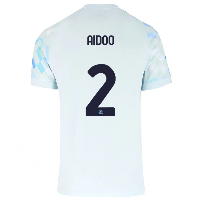 Danxen Herren Mike Aidoo #2 Weiß Blau Auswärtstrikot Trikot 2025/26 T-Shirt Schweiz
