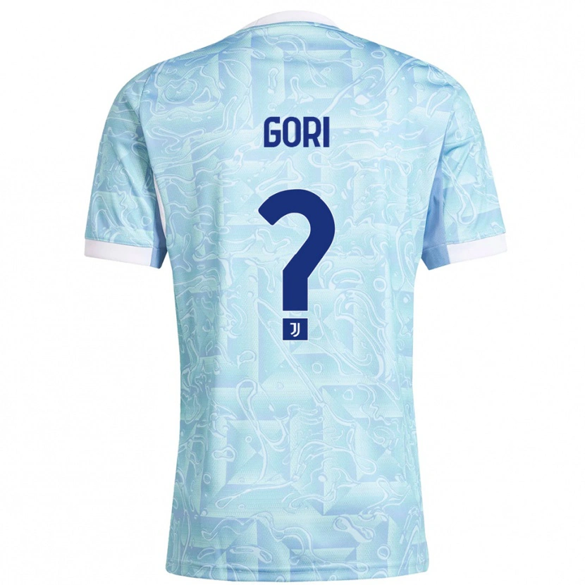 Danxen Herren Stefano Gori #0 Himmelblau Gelb Auswärtstrikot Trikot 2025/26 T-Shirt Schweiz