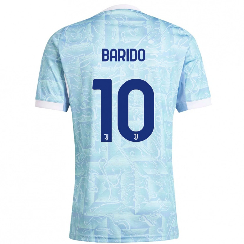Danxen Herren Francisco Baridó #10 Himmelblau Gelb Auswärtstrikot Trikot 2025/26 T-Shirt Schweiz