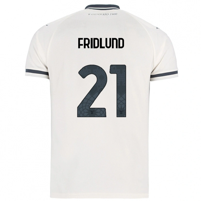 Danxen Herren Johanne Fridlund #21 Weiß Marineblau Auswärtstrikot Trikot 2025/26 T-Shirt Schweiz
