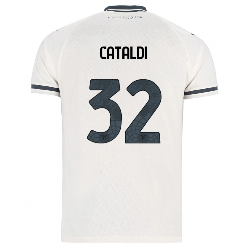 Danxen Herren Danilo Cataldi #32 Weiß Marineblau Auswärtstrikot Trikot 2025/26 T-Shirt Schweiz