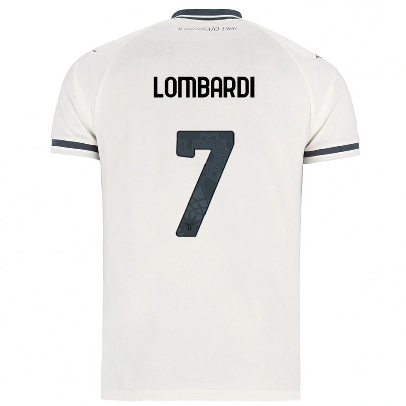 Danxen Herren Pierlorenzo Lombardi #7 Weiß Marineblau Auswärtstrikot Trikot 2025/26 T-Shirt Schweiz