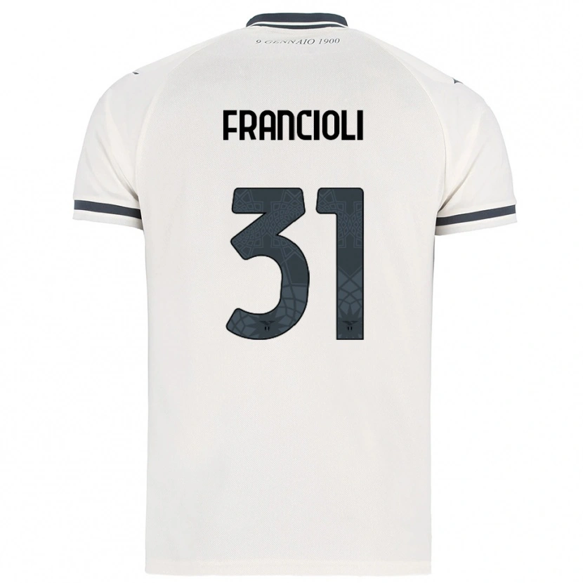 Danxen Herren Diego Francioli #31 Weiß Marineblau Auswärtstrikot Trikot 2025/26 T-Shirt Schweiz