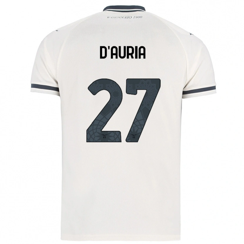 Danxen Herren Federica D'auria #27 Weiß Marineblau Auswärtstrikot Trikot 2025/26 T-Shirt Schweiz